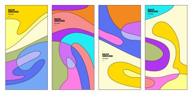 Vektör paneli arkaplanı ve sosyal medya post tasarım şablonu