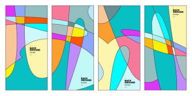 Vektör paneli arkaplanı ve sosyal medya post tasarım şablonu