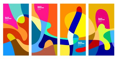 Vektör paneli arkaplanı ve sosyal medya post tasarım şablonu