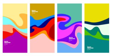 Vektör paneli arkaplanı ve sosyal medya post tasarım şablonu