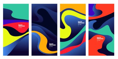 Vektör paneli arkaplanı ve sosyal medya post tasarım şablonu