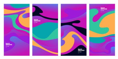 Vektör paneli arkaplanı ve sosyal medya post tasarım şablonu