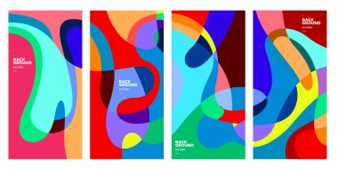 Vektör paneli arkaplanı ve sosyal medya post tasarım şablonu