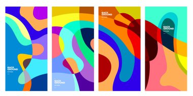 Vektör paneli arkaplanı ve sosyal medya post tasarım şablonu