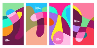 Vektör paneli arkaplanı ve sosyal medya post tasarım şablonu