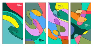 Vektör paneli arkaplanı ve sosyal medya post tasarım şablonu