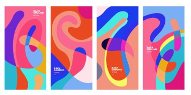 Vektör paneli arkaplanı ve sosyal medya post tasarım şablonu