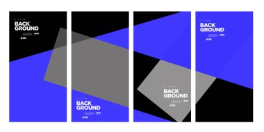 Yıllık şirket broşürü için vektör soyut minimalist geometrik arkaplan