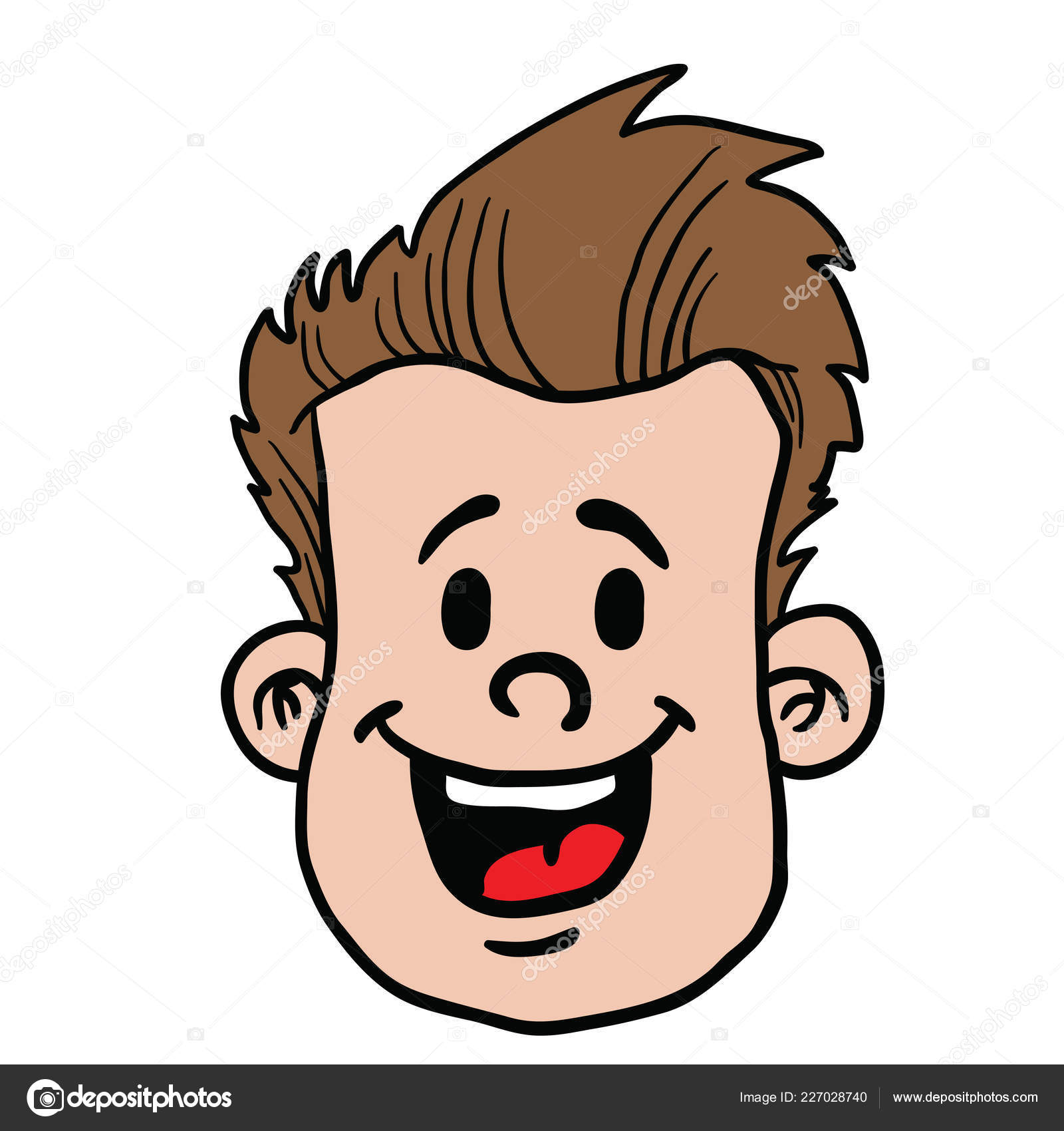 happy face cartoon clip art