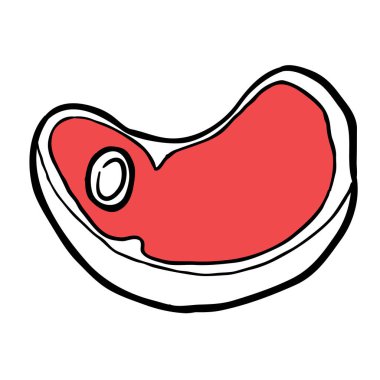 beyaz izole et çizgi film