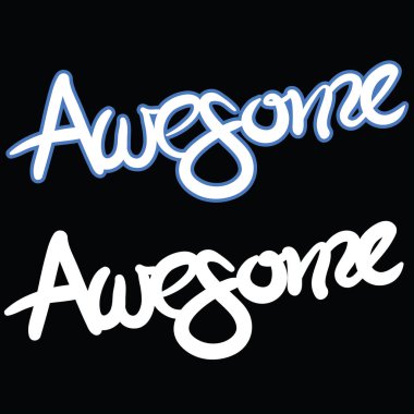 El yazı kelime harika yazılı