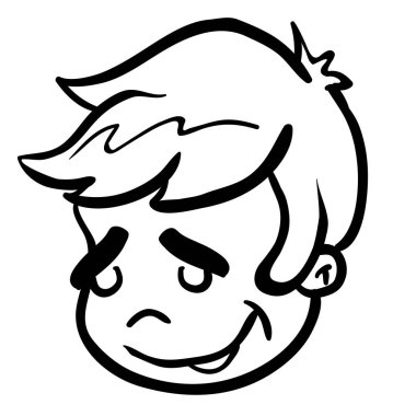 siyah ve beyaz içerik çocuk çizgi film