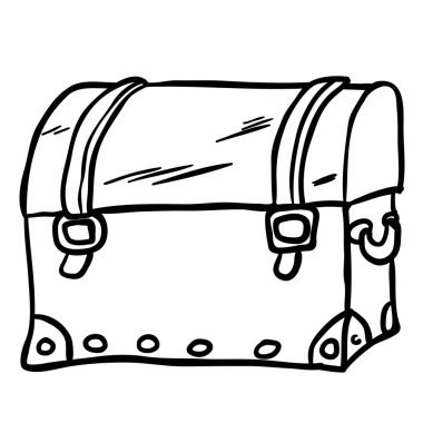 basit siyah ve beyaz tahta göğüs 