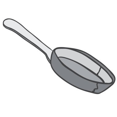 pot çizgi film illüstrasyon izole üzerinde beyaz doodle