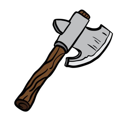 balta çizgi film illüstrasyon izole beyaz