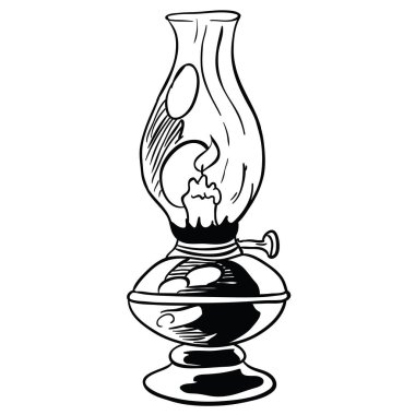 lamba karikatür doodle illüstrasyon izole beyaz