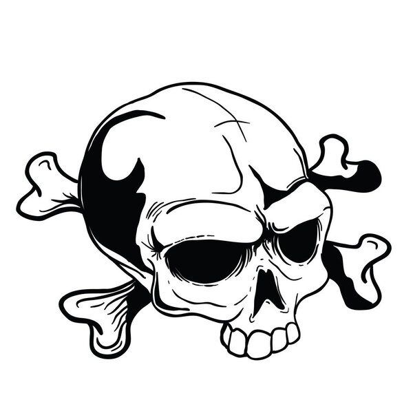 Череп со скрещенными костями
