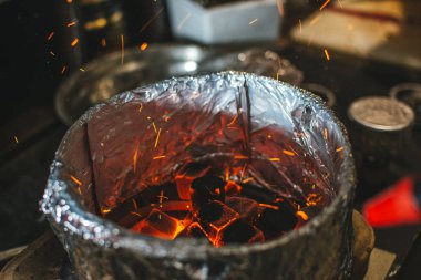 Nargile için sıcak kanca