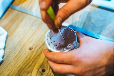 Nargile kömürleri ile kase