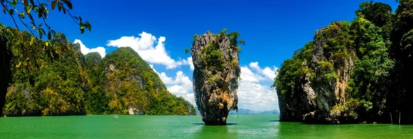 James Bond isla Khao Phing Kan gran paisaje Fotos de stock libres de derechos