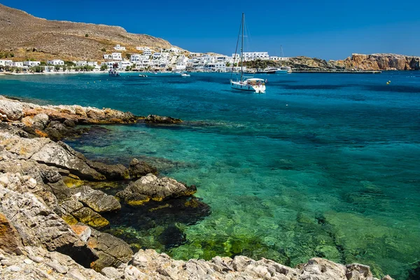 Folegandros adası deniz manzarası