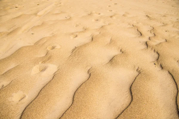 Sand Eines Strandes Mit Wellen — Stockfoto