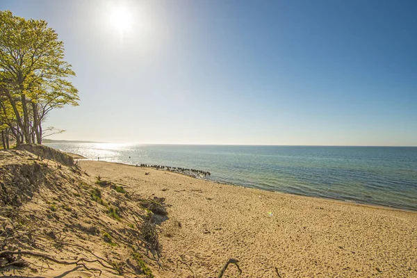 Orzechowo Polonya Baltık Denizi Nin Beach — Stok fotoğraf