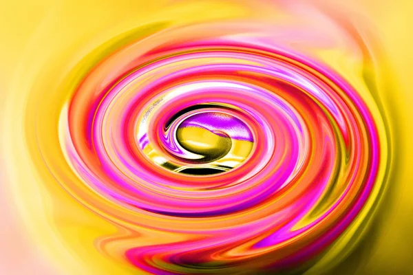 Spirale Colorée Avec Mouvement Dynamique — Photo