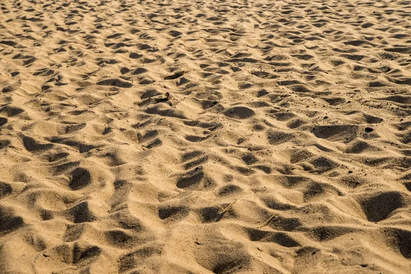 Sanden Strand Med Mönster — Stockfoto