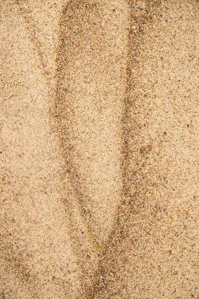 Zand Van Een Strand Met Patronen — Stockfoto