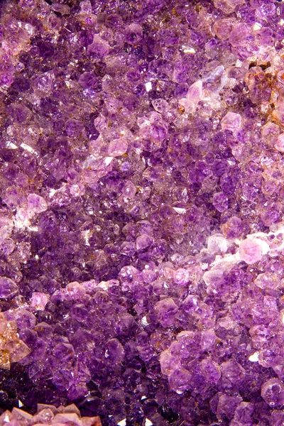 Amethyst Edelsteen Druse Voor Stenen Genezing — Stockfoto