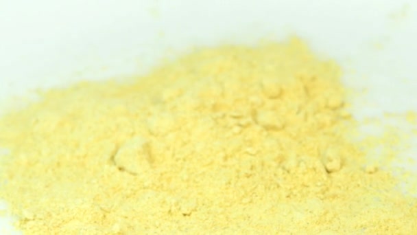 Maca Powder Peruvian Ginseng Turn Table — Stock Video