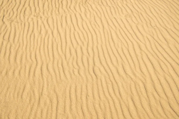 Sand of a beach with wave patterns Royalty Free Stock Images