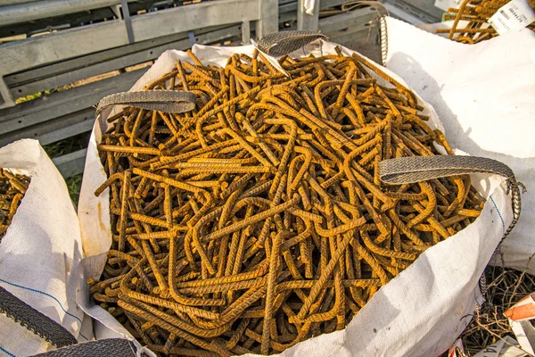 Hooks, material for the renovation of a railway — Stock Photo, Image