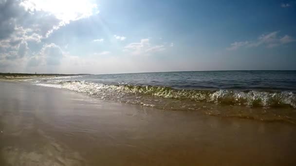 Brandung Der Ostsee Polen Kamera Der Brandung — Stockvideo