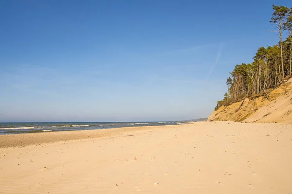 Playa del Mar Báltico en Orzechowo, Polonia — Foto de Stock