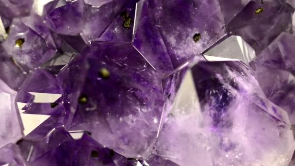 紫水晶转台 — 图库视频影像
