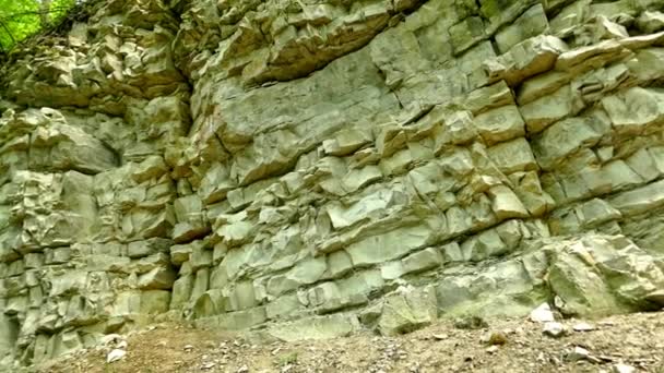 在德国施瓦本的 Alb 的侏罗山石灰石转变 — 图库视频影像