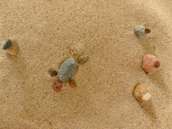 กษณ ของความช วยเหล นในทราย — ภาพถ่ายสต็อก