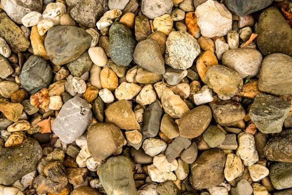 Piedras Guijarro Primer Plano Completo Enmarcado — Foto de Stock