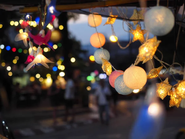 Partij Nacht Met Een Lichte Bal — Stockfoto