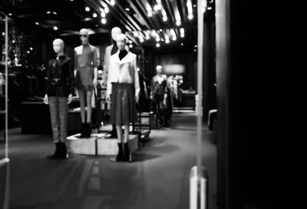 Blurred Image Background Clothing Store — Stock Photo, Image