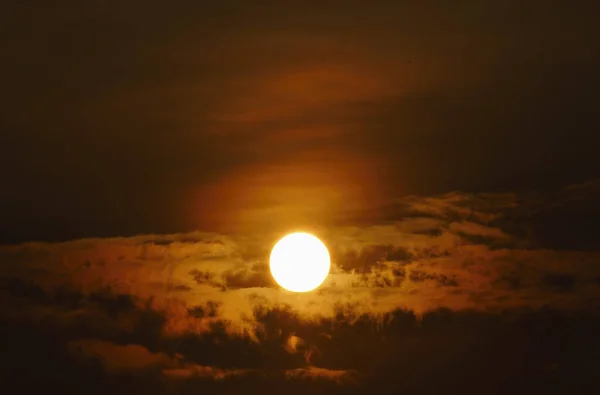 Sol Cielo Mágico Fotos Reales — Foto de Stock