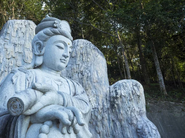 Escultura Pedra Guanyin Kuan Eim Kuan Yin — Fotografia de Stock