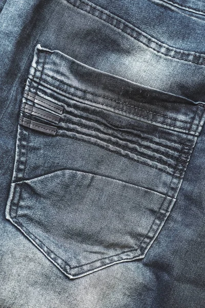 Blauwe Jean Achtergrond Textuur Close — Stockfoto