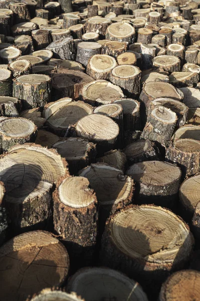 Pile of Firewood.Firewood background — Stock Photo, Image