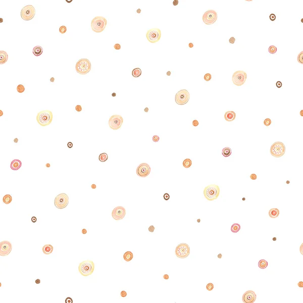 Små cirklar abstrakt sömlösa mönster. Polka Dot raster strukturer — Stockfoto
