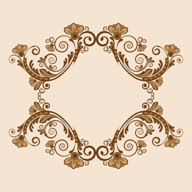 Vektör soyut çiçek arkaplanı