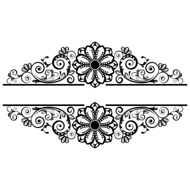 Vektör soyut çiçek arkaplanı