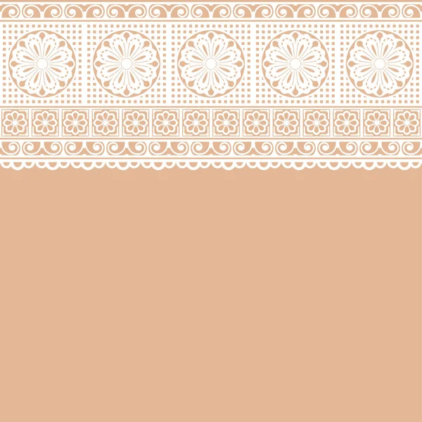 Vector Abstrato Fundo Floral Vetor Padrão Renda — Vetor de Stock